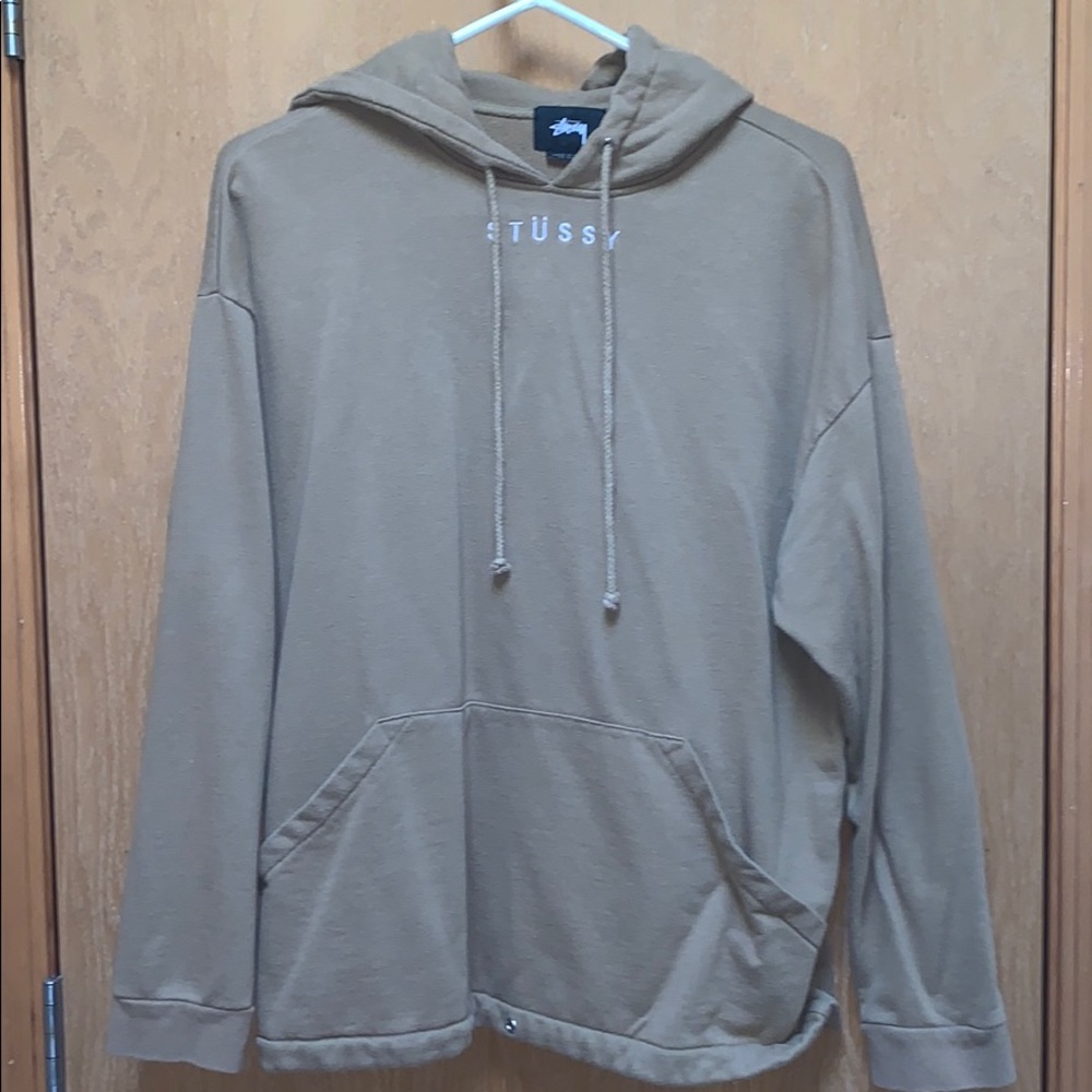 Tan Stüssy hoodie *RARE*
